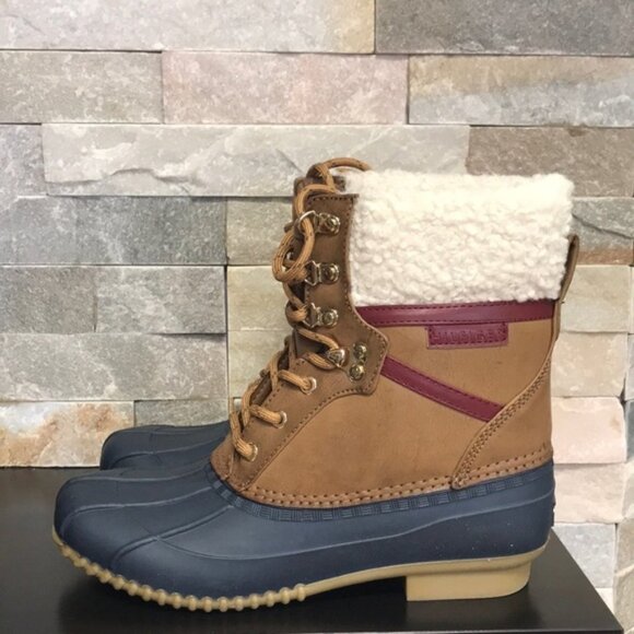 Tommy Hilfiger Rian Faux Leather Ankle Rain Boots - Picture 4 of 6